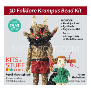 Krampus<br> with Child<br> 15/0 Bead Kit