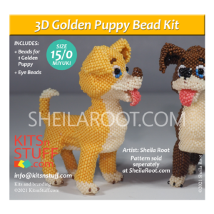 Puppy<br> Golden<br> 15/0 Bead Kit