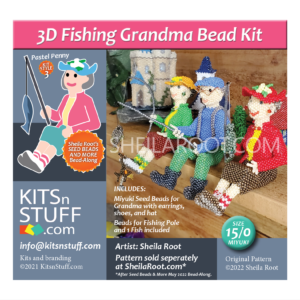 Fishing Grandma: Pastel Penny<br> 15/0 Bead Kit