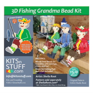 Fishing Grandma: Green Granny<br> 15/0 Bead Kit