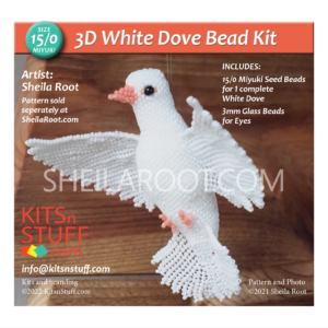 White Dove 15/0 Bead Kit