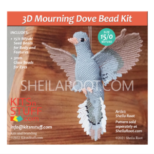 Mourning Dove 15/0 Bead Kit