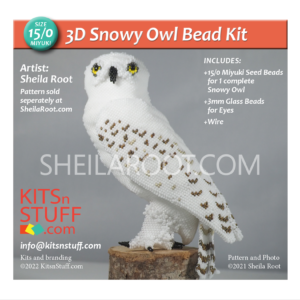 Snowy Owl 15/0 Bead Kit
