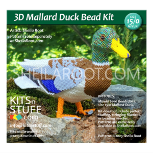 Mallard Duck<BR>15/0 Bead Kit