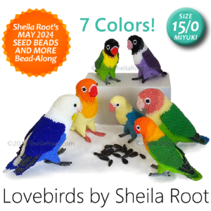 Size 15 Lovebirds in 7 Colors