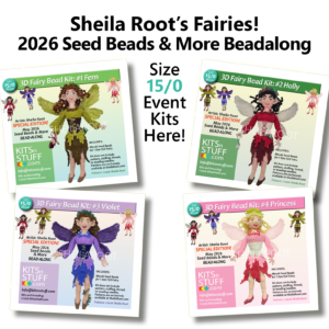 Fairy<BR><B>Size 15/0 x4 Colors<BR>Bead Kits</B>
