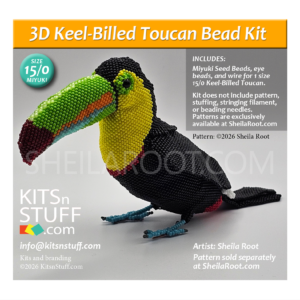 Keel-Billed Toucan<BR><B>Size 15/0 & 11/0<BR>Bead Kits</B>