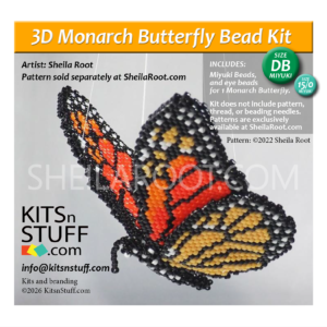 Monarch Butterfly<br>Delica DB Bead Kit