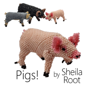 Pigs!<BR><B>Size 15/0 & 11/0<BR>Bead Kits</B>