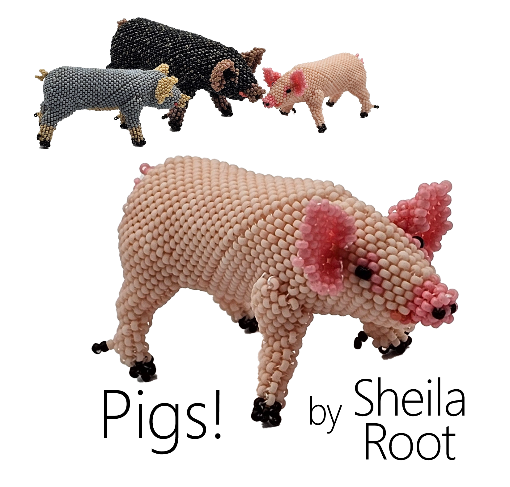 Pigs!<BR><B>Size 15/0 & 11/0<BR>Bead Kits</B>